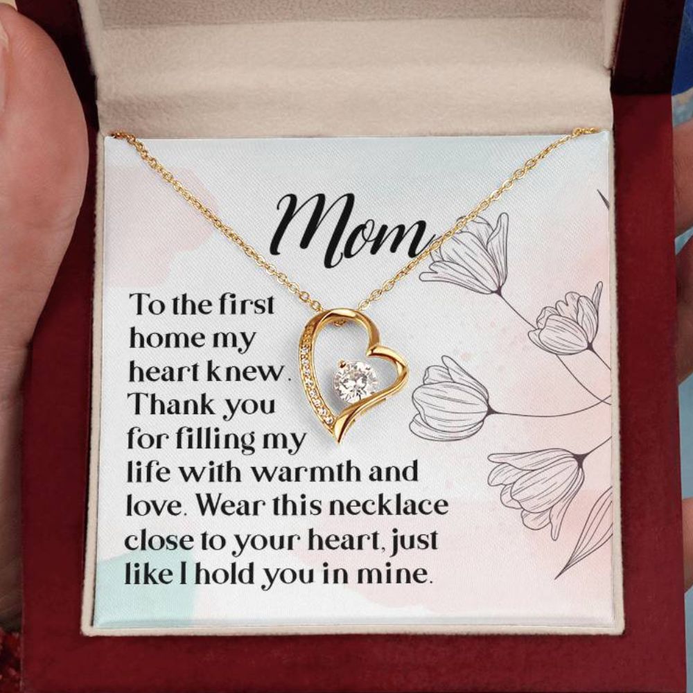 Mom - In My Heart - Forever Love Necklace