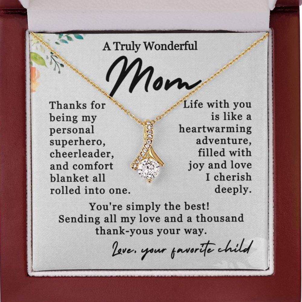 A Truly Wonderful Mom - Thousand Thank-Yous - Alluring Beauty Necklace