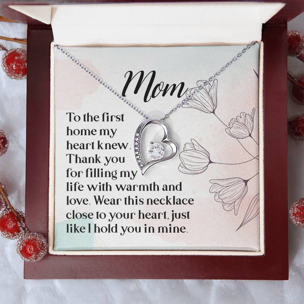 Mom - In My Heart - Forever Love Necklace