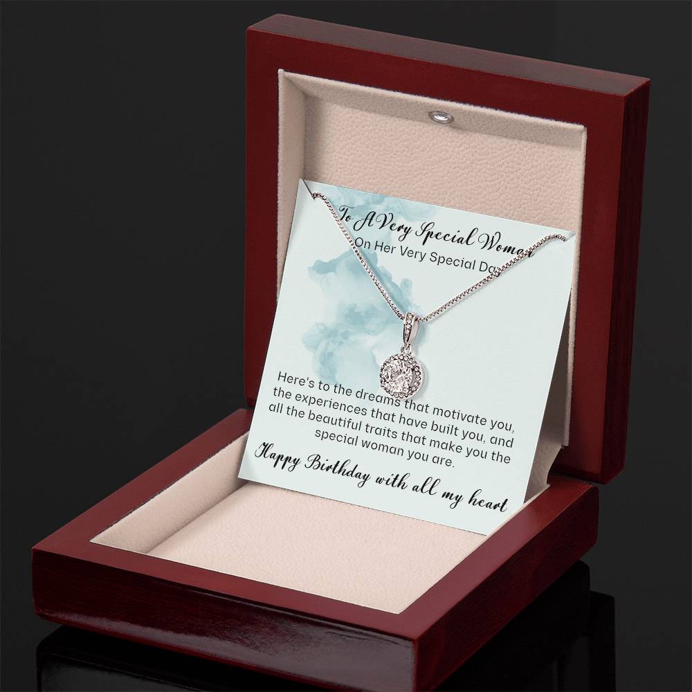 To A Very Special Woman - A Very Special Day - Eternal Hope Necklace