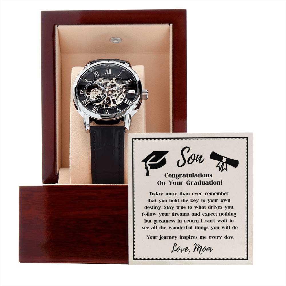 Son - You Hold The Key - Men's Openwork Watch