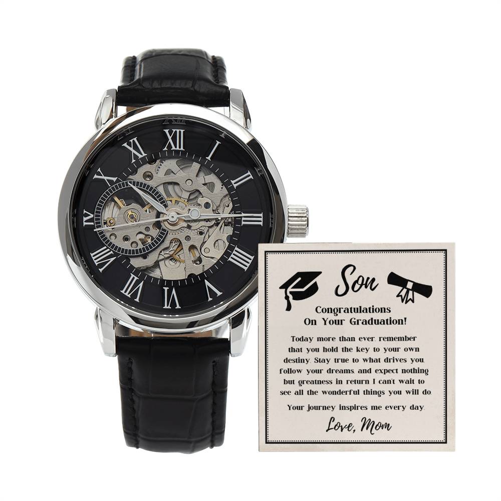 Son - You Hold The Key - Men's Openwork Watch