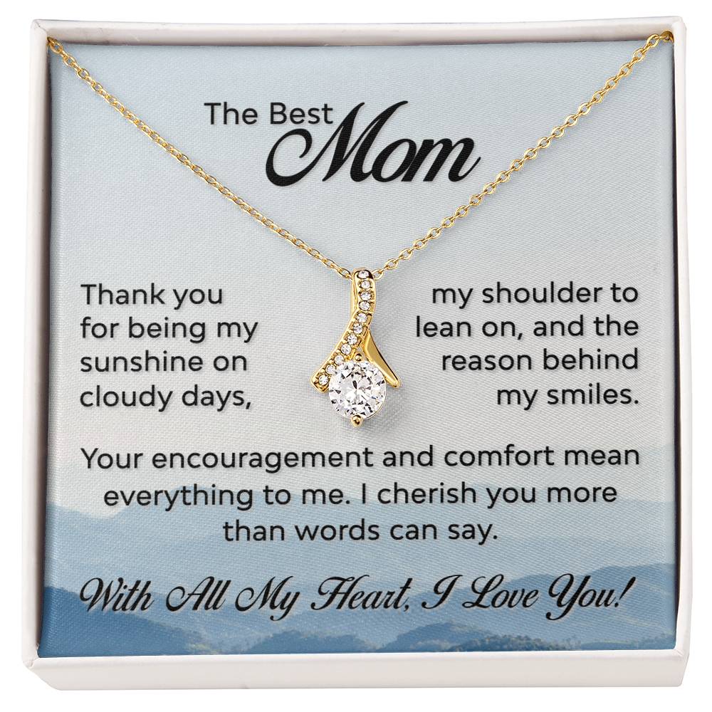 The Best Mom - Sunshine on Cloudy Days - Alluring Beauty Necklace