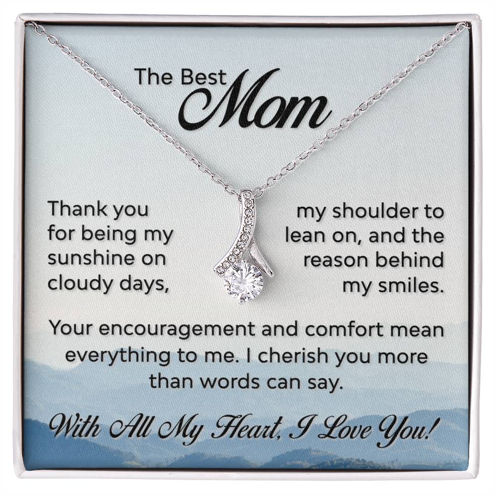 The Best Mom - Sunshine on Cloudy Days - Alluring Beauty Necklace