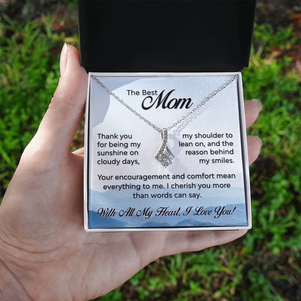 The Best Mom - Sunshine on Cloudy Days - Alluring Beauty Necklace