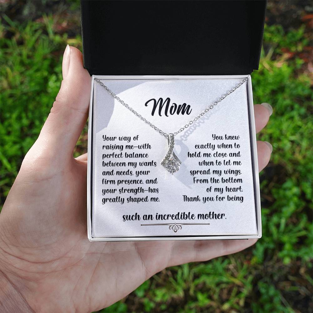 Mom - An Incredible Mother - Alluring Beauty Necklace