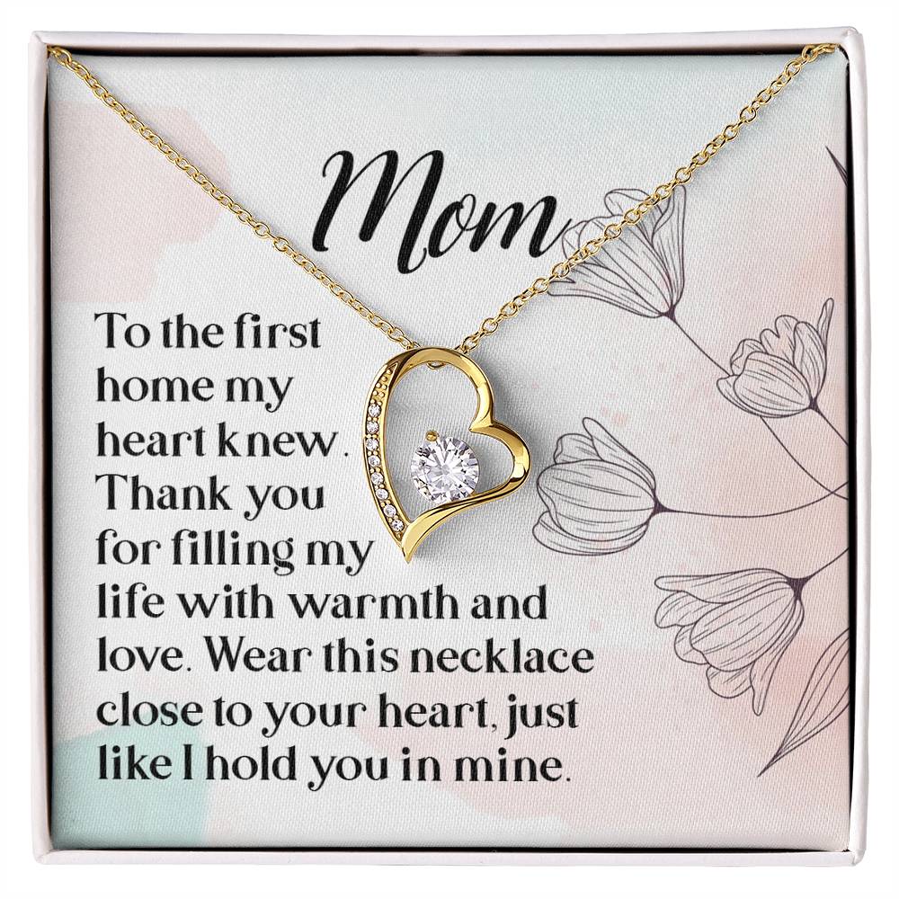 Mom - In My Heart - Forever Love Necklace